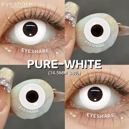 EYESHARE Хеллоуин Линзы Косплей Цветные Контактные Линзы для Глаз 1 пара Черные Линзы Цветные Линзы для Глаз Белые Контактные Линзы Синие Линзы