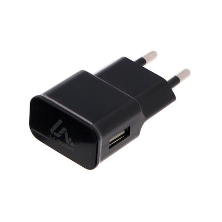 Сетевое зарядное устройство Luazon GQ-15, 1 USB, 1 А, чёрное