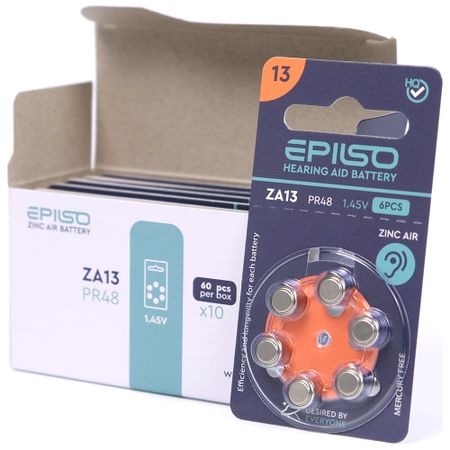 Элементы питания Epilso za13 EPB-ZA13-60pc