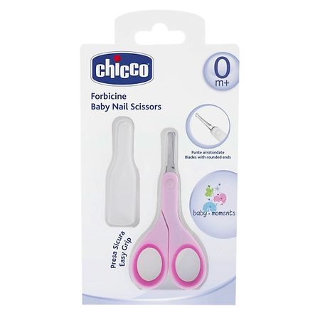 Ножницы CHICCO Ножницы с закругленными концами, детские, розовые