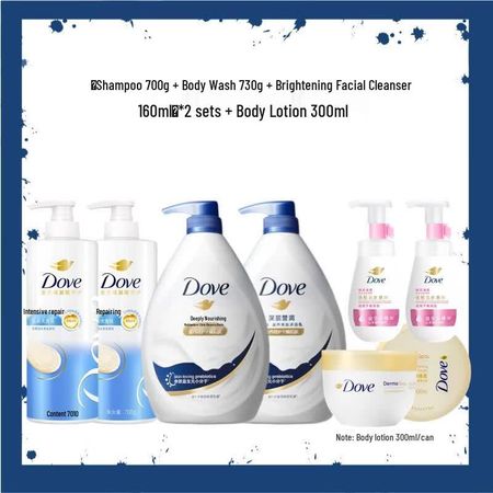Dove Семейный набор для ухода за волосами, телом и лицом